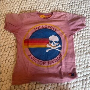 Well loved Aviator Nation kids shirt (rare)